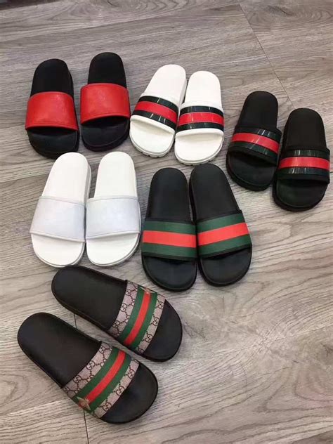 gucci rubber slides replica|the real gucci slides.